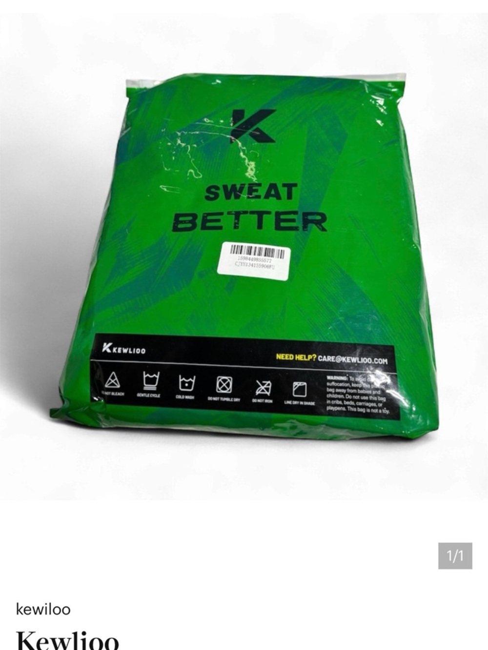 Kewlioo 'Sweat Better' Fitness Tee - Bright Green